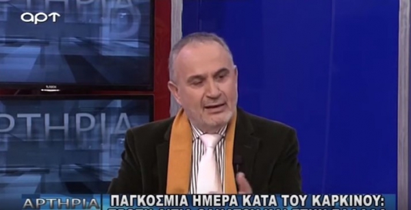 Σημεία τοποθέτησης στον τηλεοπτικό σταθμό «ΑΡΤ», στην εκπομπή «Αρτηρία», με τη δημοσιογράφο Φρατζέσκα Σαββοργινάκη